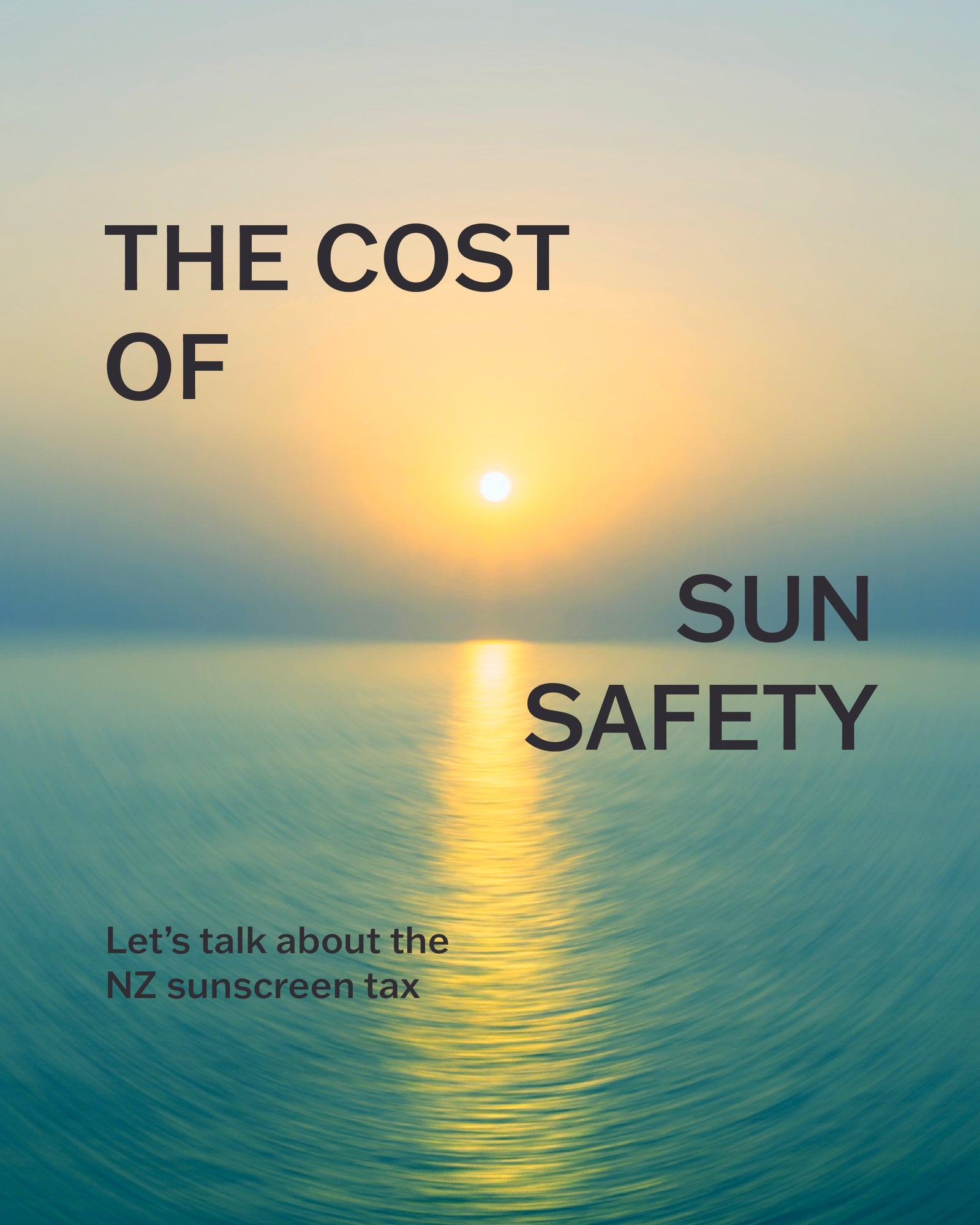 COST OF SUN SAFETY